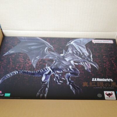 S.H.MonsterArts Yu-Gi-Oh! Red Eyes Black Dragon Action Figure BANDAI-image