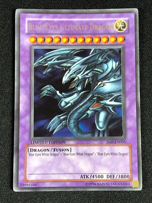 YUGIOH BLUE-EYES ULTIMATE DRAGON JMP-EN005 ULTRA NM-image
