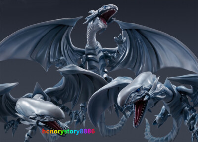 Yu-Gi-Oh! Blue-Eyes White Dragon Duel Monsters Model Figure Statue Collect Toys-image