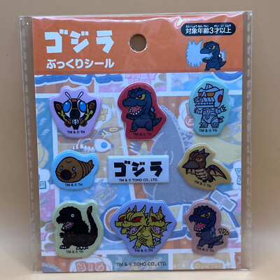Godzilla Mothra King Ghidorah Sticker Seal 2024 Toho Japanese Tokusatsu Japan-image