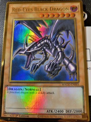 Red-Eyes Black Dragon MAGO-EN003 1st Edition MAXIMUM GOLD RARE Yu-Gi-Oh!-image