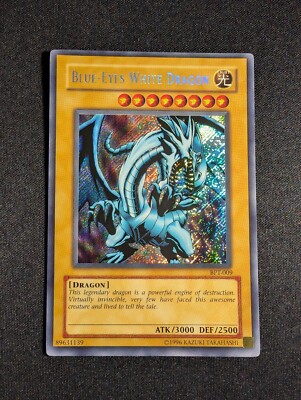 Yugioh - Blue Eyes White Dragon BPT-009 Limited Edition Secret Rare LP-image