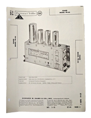 Fisher Pre-Amplifier Model PR-66 Schematics-image