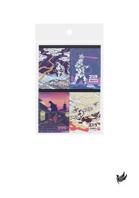 Sunstar Stationery Godzilla Memo Set JAPANESE ART B S2848007-image