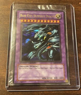 Blue-Eyes Ultimate Dragon JMP-EN005 Limited Edition Ultra Rare, Sealed Package-image