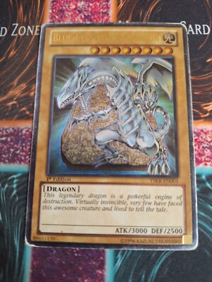 Yu-Gi-Oh! Blue-Eyes White Dragon YSKR-EN001 Ultimate Rare 1st Edition MP-image