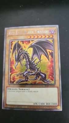 Red-Eyes Black Dragon 7th Art 1st Ed Platinum Secret Rare RA04-EN109-image