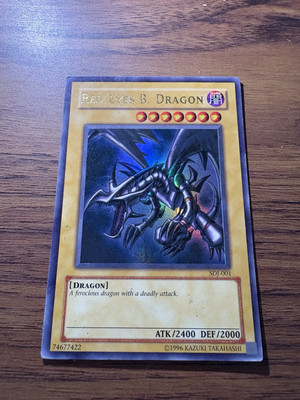 Red Eyes B. Dragon Super Rare SDJ-001 Yugioh -image
