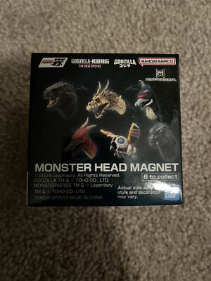 2024 BANDAI ICHIBAN KUJI GODZILLA 2024 Godzilla Monster Head Magnet Prize-image