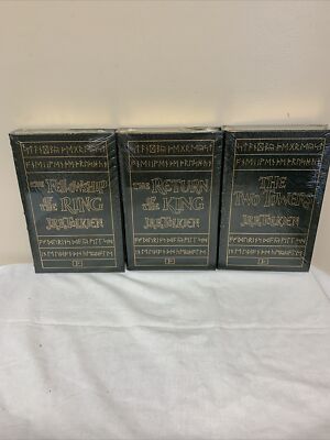 Easton Press Lord Of The Rings,Hobbit Silmarillion New Leather 22k Gold Bound-image