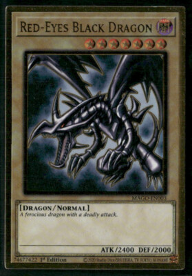 Red-Eyes Black Dragon MAGO-EN003 1st Edition MAXIMUM GOLD RARE NM Yu-Gi-Oh!-image