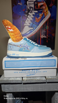 A bathing ape Bapesta Low x Yugioh Blue Eyes White Dragon - Takahashi-image