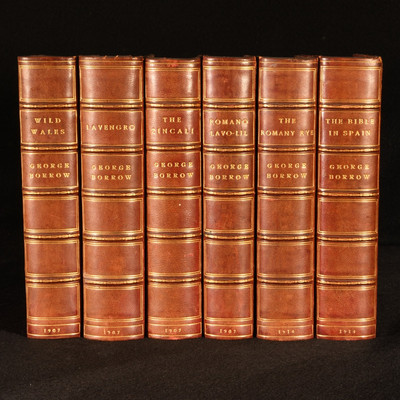 1907-14 6vols The Works of George Borrow Roger de Coverly Binding Illustrated-image