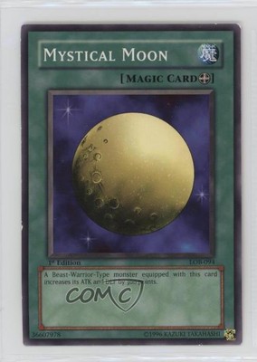 2002 Yu-Gi-Oh! Legend of Blue Eyes White Dragon 1st Edition Mystical Moon 1fc1-image
