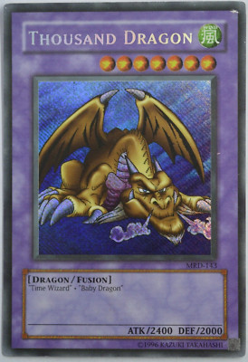 YuGiOh THOUSAND DRAGON Metal Raiders MRD-143 - NM Holo-image