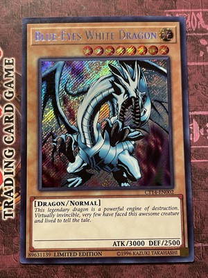Blue-Eyes White Dragon - CT14-EN002 - Secret Rare - Limited Edition - NM-image