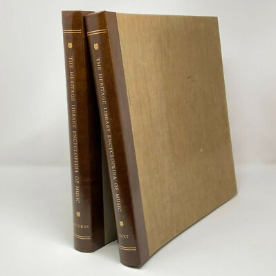 RARE- The HERITAGE LIBRARY ENCYCLOPEDIA OF MUSIC Set: 100+ Vinyl Songs 1974 VTG-image