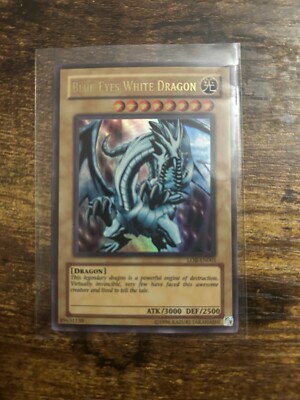 Blue-Eyes White Dragon LOB-EN001 Ultra Rare 2004-image