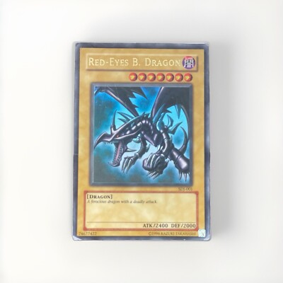 *** RED-EYES BLACK DRAGON *** ORIGINAL ART  1ST EDITION RARE) YUGIOH!-image