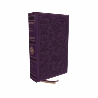 KJV Personal Size Reference Bible, Sovereign Collection, Leathersoft, Purple, Re-image