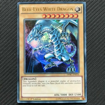 Yugioh Blue-Eyes White Dragon Ultra Rare 1st Edition DPBC-EN016 NM-image