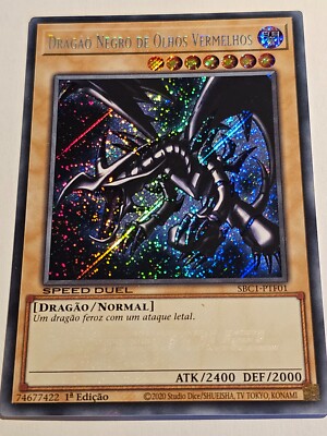 Red-Eyes Black Dragon (V.2 - Secret Rare●YUGIOH●SBC1●2023●PORTUGUESE●1st●NM●BR51-image
