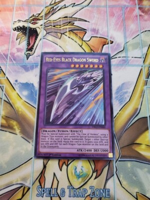 Yugioh - Red-Eyes Black Dragon Sword DRL3-EN066 NM 1st ed Ultra Rare-image