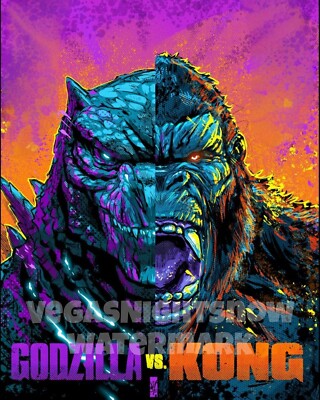 Godzilla Vs Kong 4 inch Vinyl Sticker 2024 Movie Indoor/Outdoor *No Watermark -image