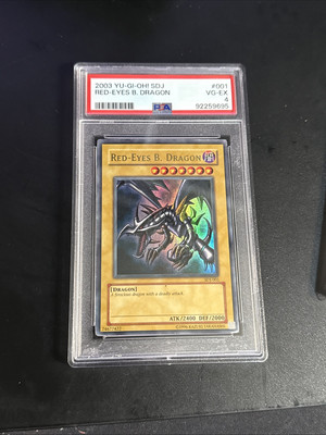 Psa Four 2003 Yu-Gi-Oh! SDJ Red Eyes Black Dragon-image
