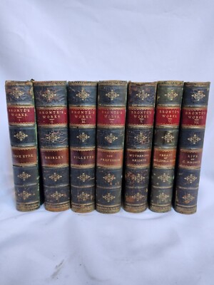Nice 7 vol. Illustrated Set: Life and Works of Charlotte Brontë and Her Sisters-image
