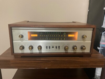RARE GOLD Fisher 800B FM MPX stereo / AM tube receiver only 800B.-image