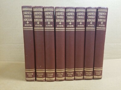 Journeys Through Bookland Sylvester Volumes 1-8 Complete Set 1955 Leather HC-image