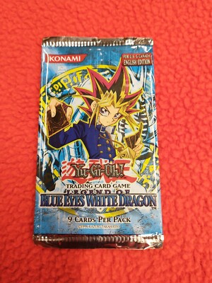 Yu-Gi-Oh Blue Eyes White Dragon EMPTY Pack Unl Edition-image