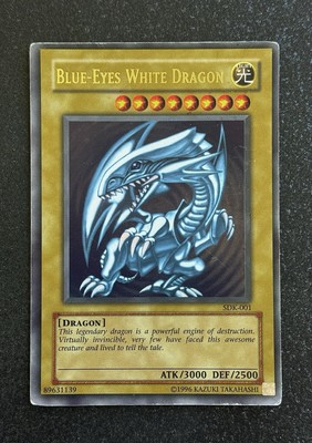 Blue Eyes White Dragon - SDK-001, 89631139 (Yu-Gi-Oh TCG, 1996)-image