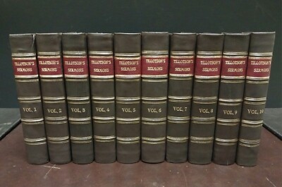 1772 The Works of the Most Reverend Dr. John Tillotson (10 Vol. Set)-image