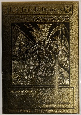 YUGIOH ENGLISH RED-EYES B DRAGON CUSTOM METAL CARD LIMITED COLLECTION -image