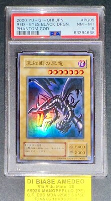 PSA 8 RED-EYES BLACK DRAGON PG-09 PHANTOM GOD JAPANESE 2000!-image
