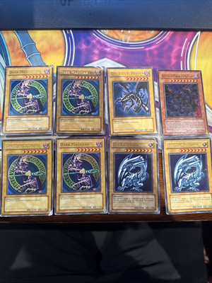 Blue Eyes White Dragon + Dark Magician CT13 Ultra Rare Lot Set Yugioh-image