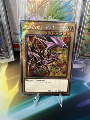 Red-Eyes Black Dragon (8th Art) (Platinum Secret Rare) -Quarter Century Stampede-image