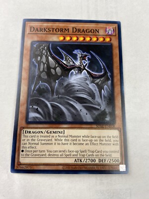 yugioh Darkstorm Dragon sdbe-en008 Saga Of Blue Eyes White Dragon Common-image