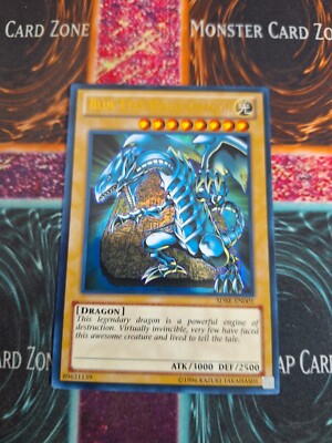 Yu-Gi-Oh! Blue-Eyes White Dragon SDBE-EN001 Ultra Rare Unlimited Near Mint-image