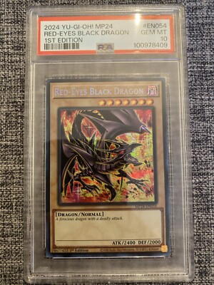 Yu-Gi-Oh Red-Eyes Black Dragon (Alternate Art) MP24-EN054 25th Anniversary Tin-image