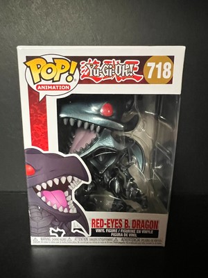 Funko Pop Animation: Yu-Gi-Oh -Red-Eyes Black Dragon Vinyl Figure #718 -image