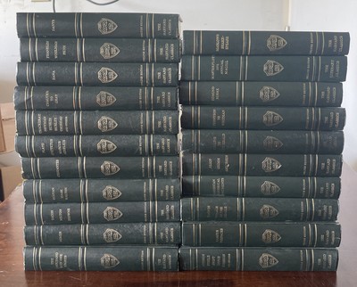 21 Volumes The Harvard Classics Deluxe Registered Edition Set 1937/1938 Green-image