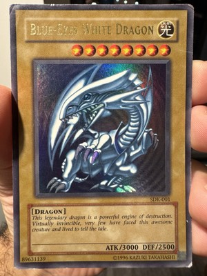Blue-Eyes White Dragon SDK-001 Starter Deck: Kaiba-Unlimited Edition-Heavy Play-image