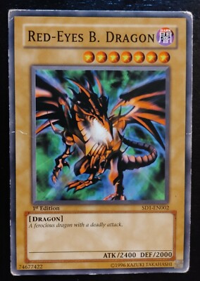 Red-Eyes B. Dragon - SD1-EN002 - Common - 1st Edition - Yu-Gi-Oh!-image