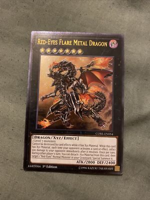 Red-Eyes Flare Metal Dragon Ultimate Rare 1st Ed CORE-EN054 Yu-Gi-Oh Near Mint-image