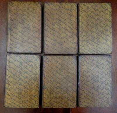 Duke of Sully memoirs 1814 French Statesman Henri-le-Grand leather 6 vol. set-image