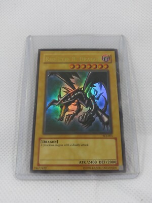 Yu-Gi-Oh! - Red-Eyes B. Dragon (SDJ-001/Holo) - 1996-image