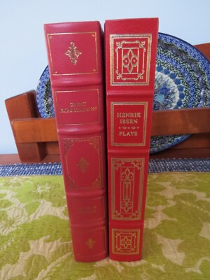 Set of 2 Franklin Library books, Great Expectations and Henrik Ibsen Plays-image